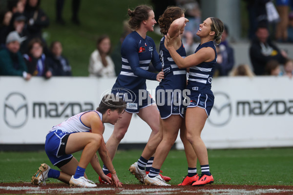AFLW 2024 Round 02 - North Melbourne v Geelong - A-53811595