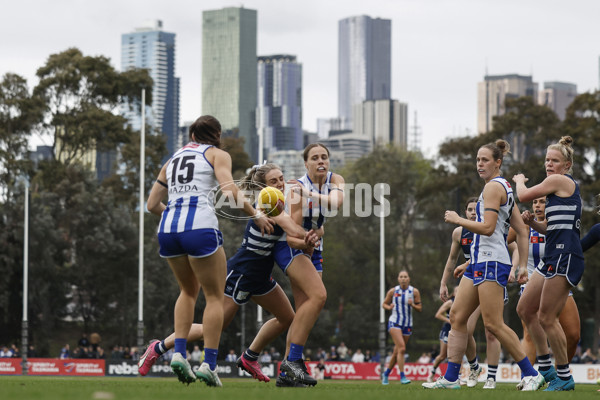 AFLW 2024 Round 02 - North Melbourne v Geelong - A-53811627