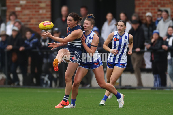 AFLW 2024 Round 02 - North Melbourne v Geelong - A-53811679