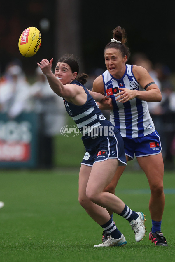 AFLW 2024 Round 02 - North Melbourne v Geelong - A-53813637