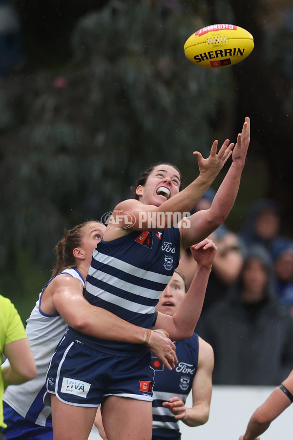 AFLW 2024 Round 02 - North Melbourne v Geelong - A-53821411
