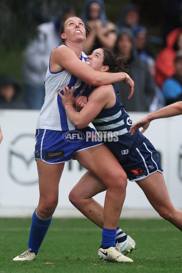AFLW 2024 Round 02 - North Melbourne v Geelong - A-53821412