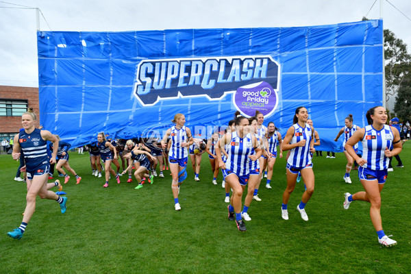 AFLW 2024 Round 02 - North Melbourne v Geelong - A-53824040
