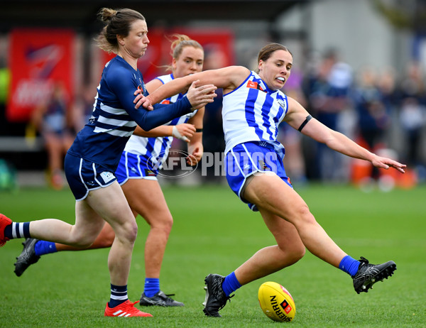 AFLW 2024 Round 02 - North Melbourne v Geelong - A-53824232
