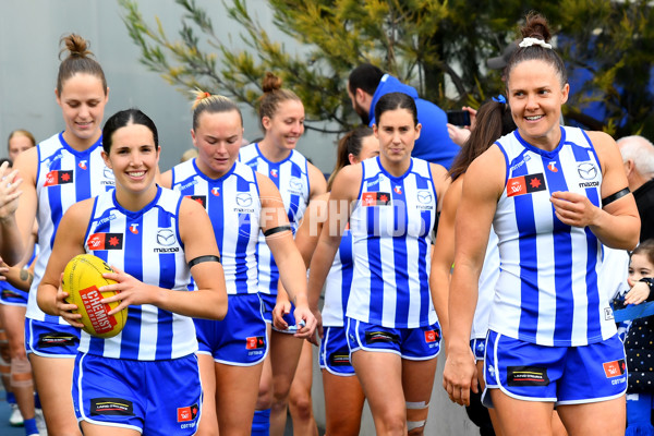 AFLW 2024 Round 02 - North Melbourne v Geelong - A-53824235