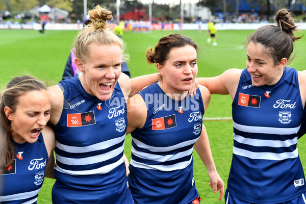 AFLW 2024 Round 02 - North Melbourne v Geelong - A-53824236