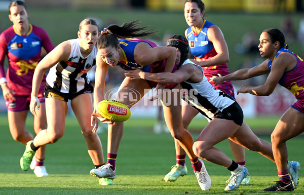 AFLW 2024 Round 03 - Brisbane v Collingwood - A-53991645