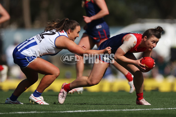 AFLW 2024 Round 03 - Melbourne v North Melbourne - A-54076457