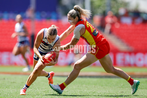 AFLW 2024 Round 04 - Gold Coast v Geelong - A-54182269