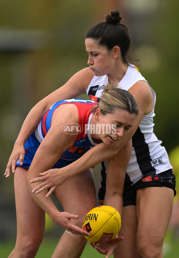 AFLW 2024 Round 04 - Collingwood v Western Bulldogs - A-54239819