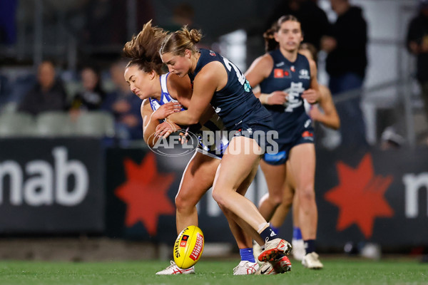 AFLW 2024 Round 05 - Carlton v North Melbourne - A-54331386