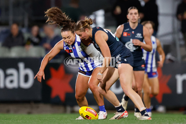 AFLW 2024 Round 05 - Carlton v North Melbourne - A-54331389