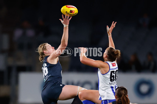 AFLW 2024 Round 05 - Carlton v North Melbourne - A-54331391