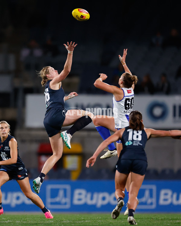 AFLW 2024 Round 05 - Carlton v North Melbourne - A-54332355