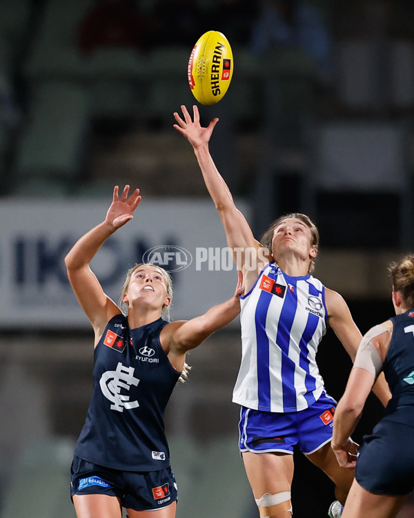 AFLW 2024 Round 05 - Carlton v North Melbourne - A-54332374