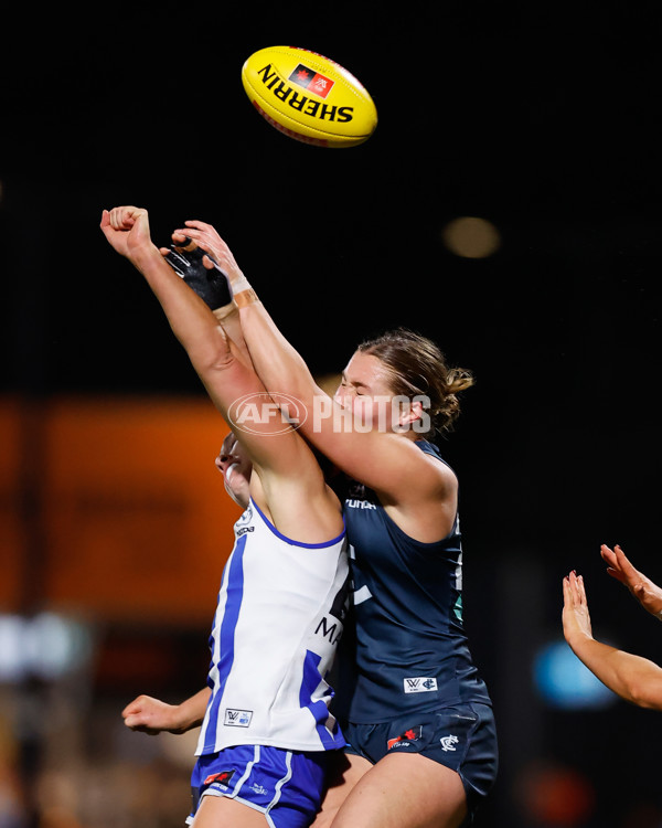 AFLW 2024 Round 05 - Carlton v North Melbourne - A-54332377