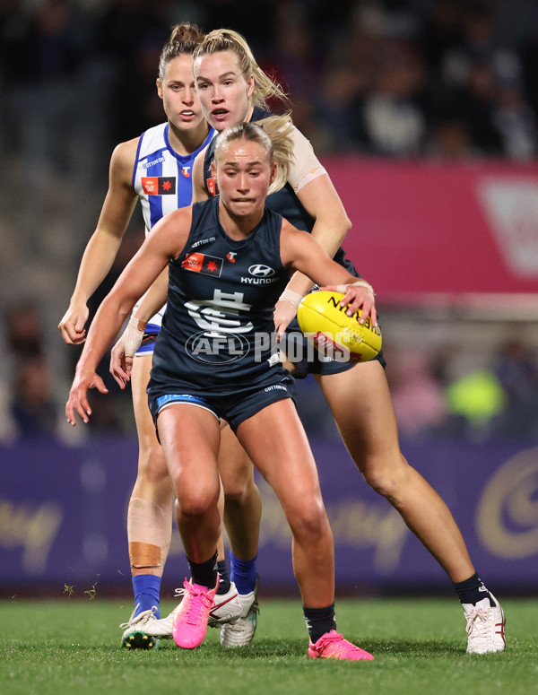 AFLW 2024 Round 05 - Carlton v North Melbourne - A-54332419