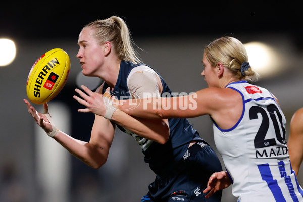 AFLW 2024 Round 05 - Carlton v North Melbourne - A-54333906