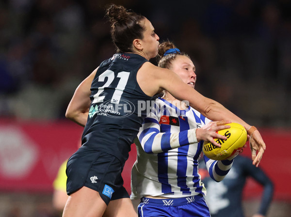 AFLW 2024 Round 05 - Carlton v North Melbourne - A-54333922