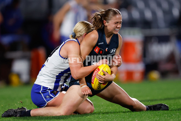 AFLW 2024 Round 05 - Carlton v North Melbourne - A-54334988