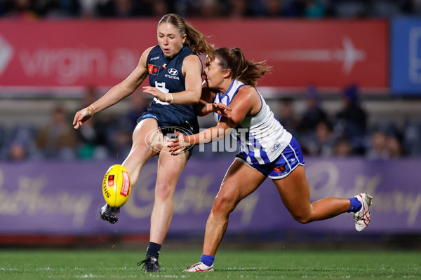 AFLW 2024 Round 05 - Carlton v North Melbourne - A-54336539