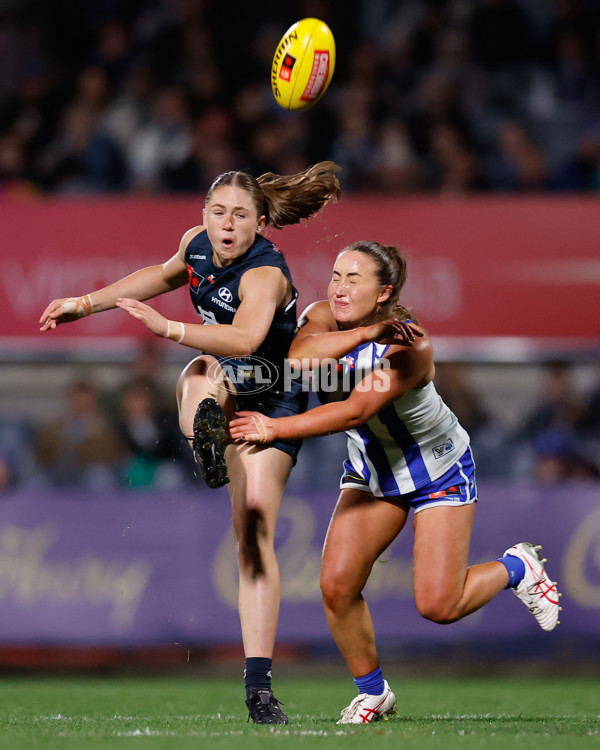 AFLW 2024 Round 05 - Carlton v North Melbourne - A-54337798