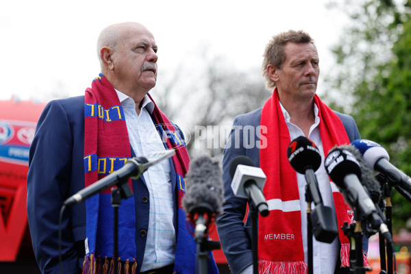AFL 2024 Media - Premiership Cup Presenters Announcement - A-54340018