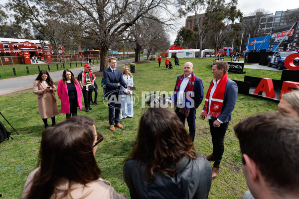 AFL 2024 Media - Premiership Cup Presenters Announcement - A-54341941
