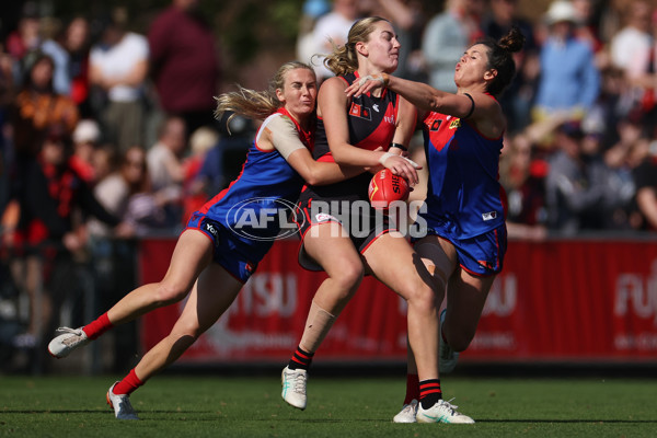 AFLW 2024 Round 05 - Essendon v Melbourne - A-54363239