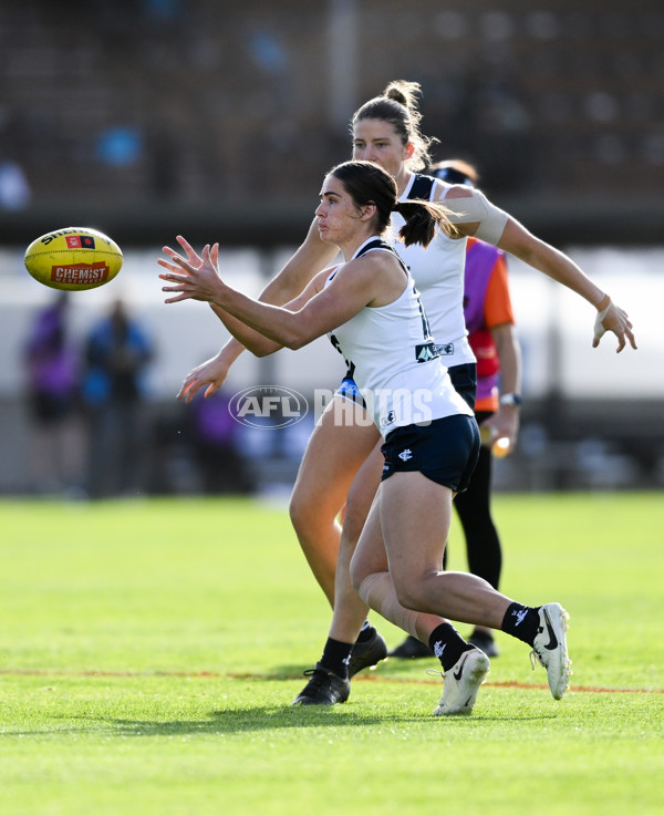 AFLW 2024 Round 05 - Port Adelaide v Carlton - A-54469490