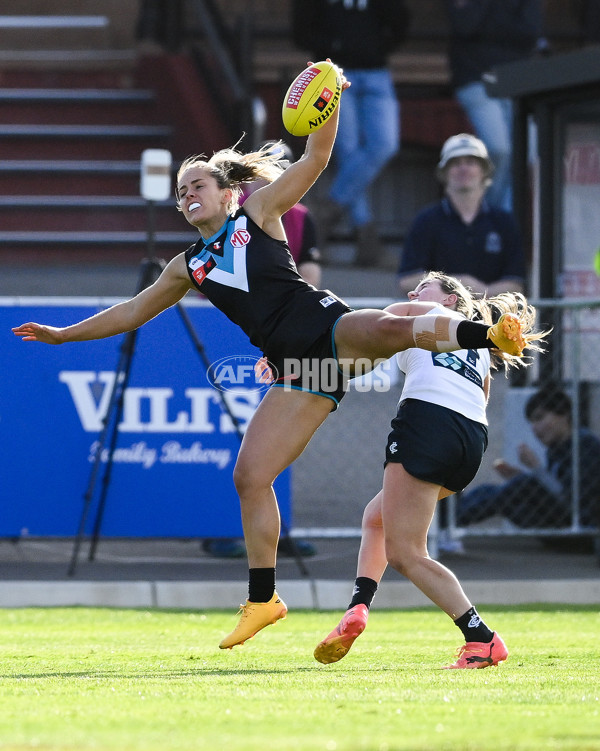 AFLW 2024 Round 05 - Port Adelaide v Carlton - A-54472748
