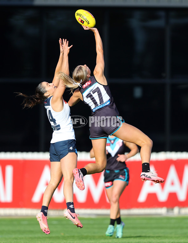 AFLW 2024 Round 05 - Port Adelaide v Carlton - A-54472758