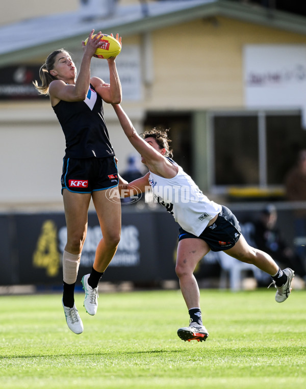 AFLW 2024 Round 05 - Port Adelaide v Carlton - A-54472764