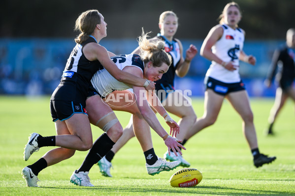 AFLW 2024 Round 05 - Port Adelaide v Carlton - A-54472819