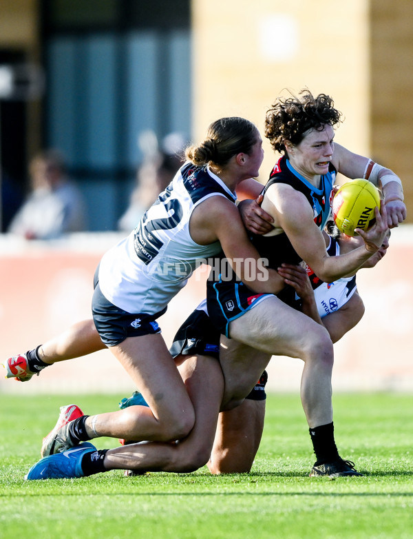 AFLW 2024 Round 05 - Port Adelaide v Carlton - A-54475372