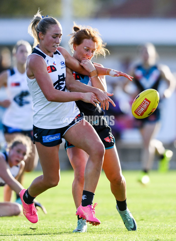 AFLW 2024 Round 05 - Port Adelaide v Carlton - A-54475463
