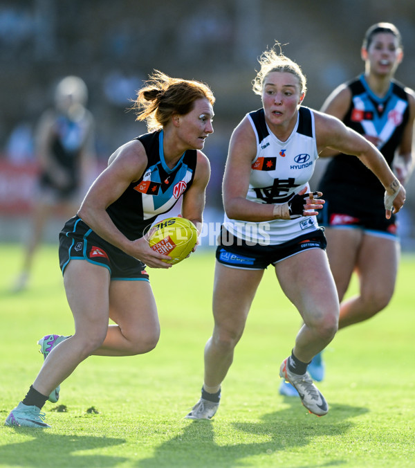 AFLW 2024 Round 05 - Port Adelaide v Carlton - A-54475466