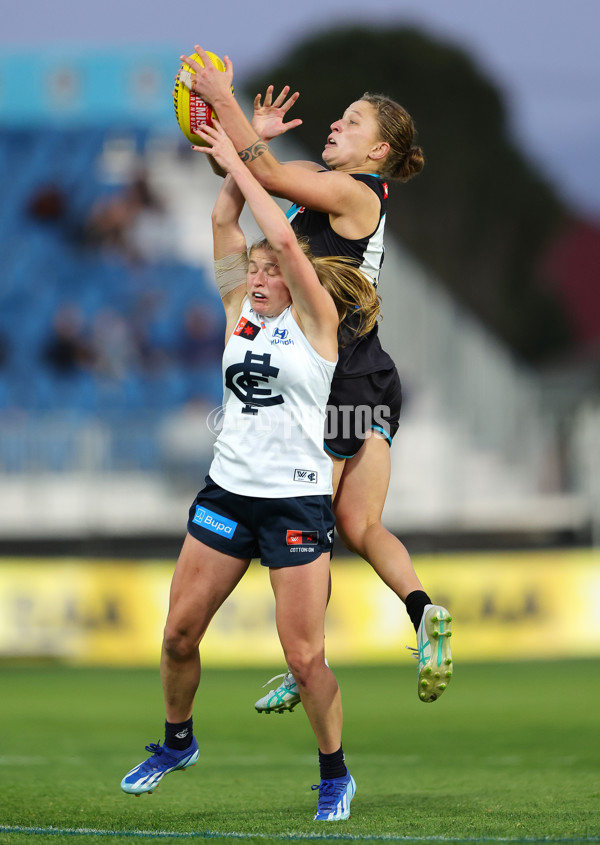 AFLW 2024 Round 05 - Port Adelaide v Carlton - A-54478034