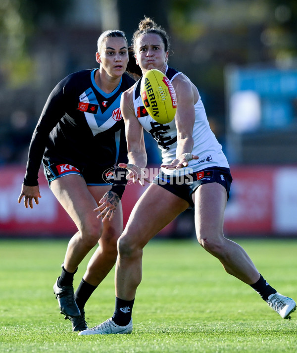 AFLW 2024 Round 05 - Port Adelaide v Carlton - A-54478072