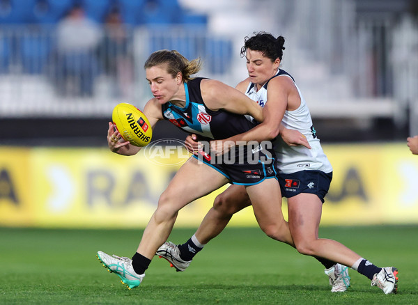 AFLW 2024 Round 05 - Port Adelaide v Carlton - A-54478319