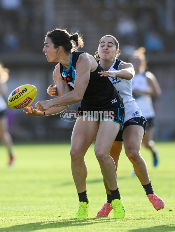 AFLW 2024 Round 05 - Port Adelaide v Carlton - A-54480836