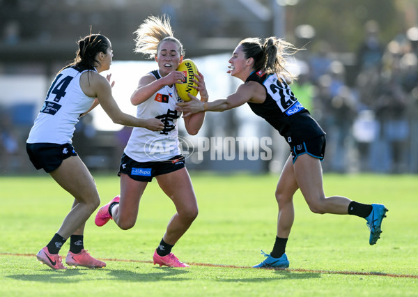 AFLW 2024 Round 05 - Port Adelaide v Carlton - A-54483291