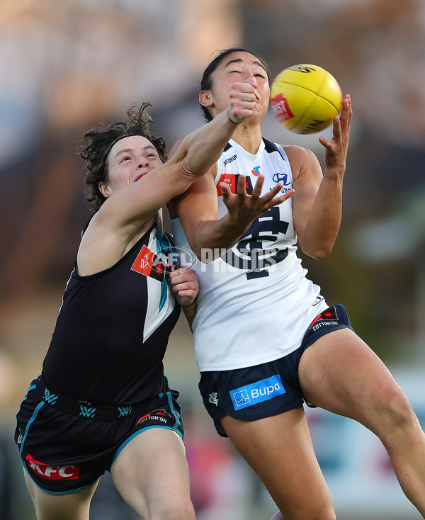 AFLW 2024 Round 05 - Port Adelaide v Carlton - A-54484097