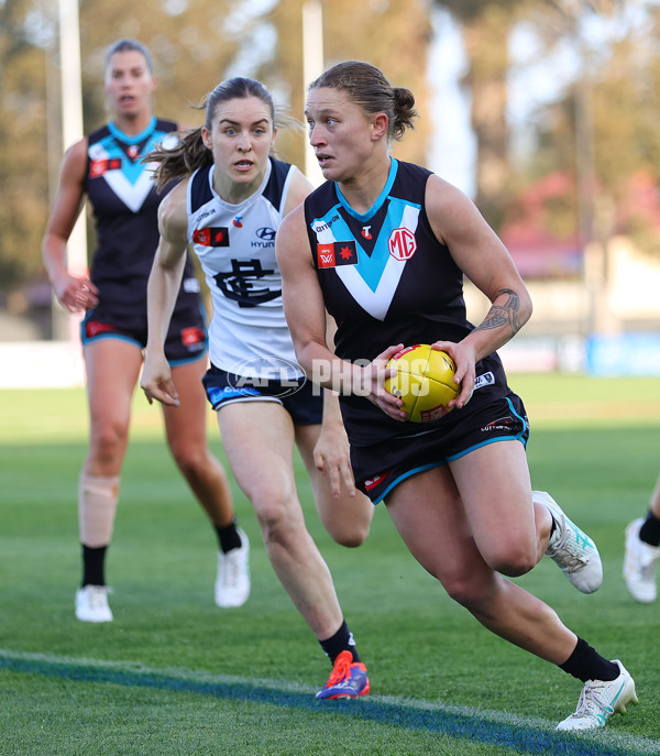 AFLW 2024 Round 05 - Port Adelaide v Carlton - A-54484110