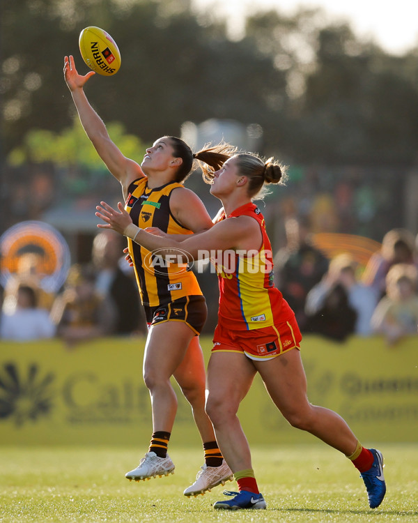 AFLW 2024 Round 06 - Hawthorn v Gold Coast - A-54636377