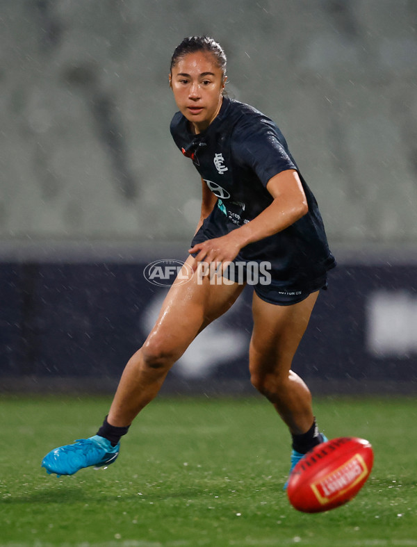 AFLW 2024 Round 06 - Carlton v Brisbane - A-55108893