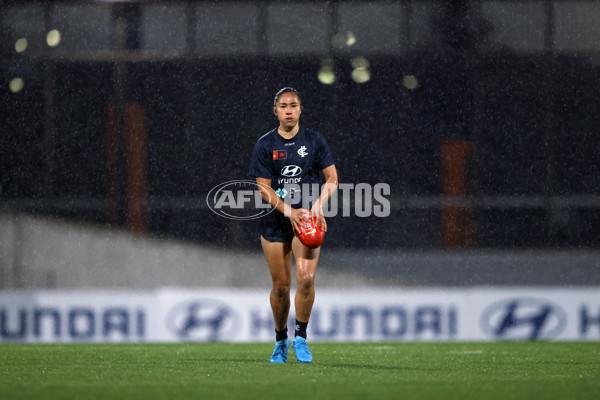 AFLW 2024 Round 06 - Carlton v Brisbane - A-55109753
