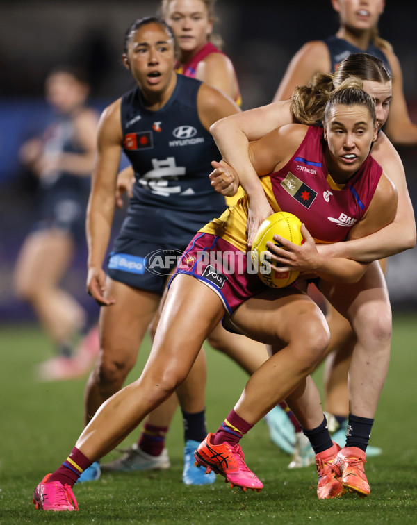 AFLW 2024 Round 06 - Carlton v Brisbane - A-55111579