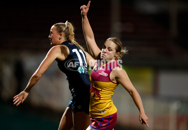 AFLW 2024 Round 06 - Carlton v Brisbane - A-55111597