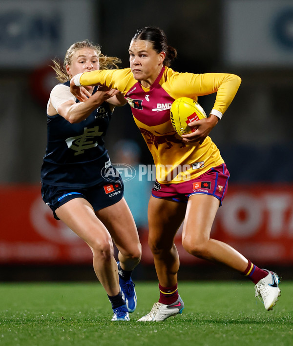 AFLW 2024 Round 06 - Carlton v Brisbane - A-55111616